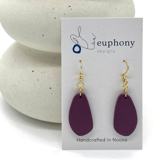 Twilight Purple Dangle Earrings