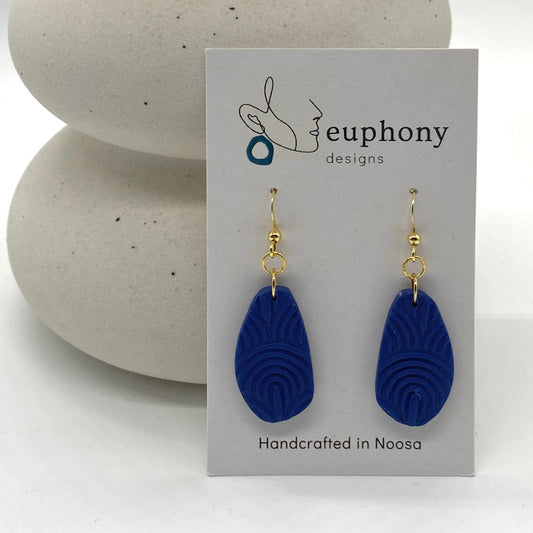 Twilight Sapphire Dangle Earrings